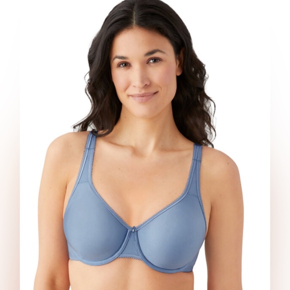 Wacoal 855192 Women Basic Beauty Full Figure Underwire Blue 38C - Picture 1 of 4